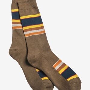 Pendleton Nation Park Stripe Crew Socks Badlands Size M